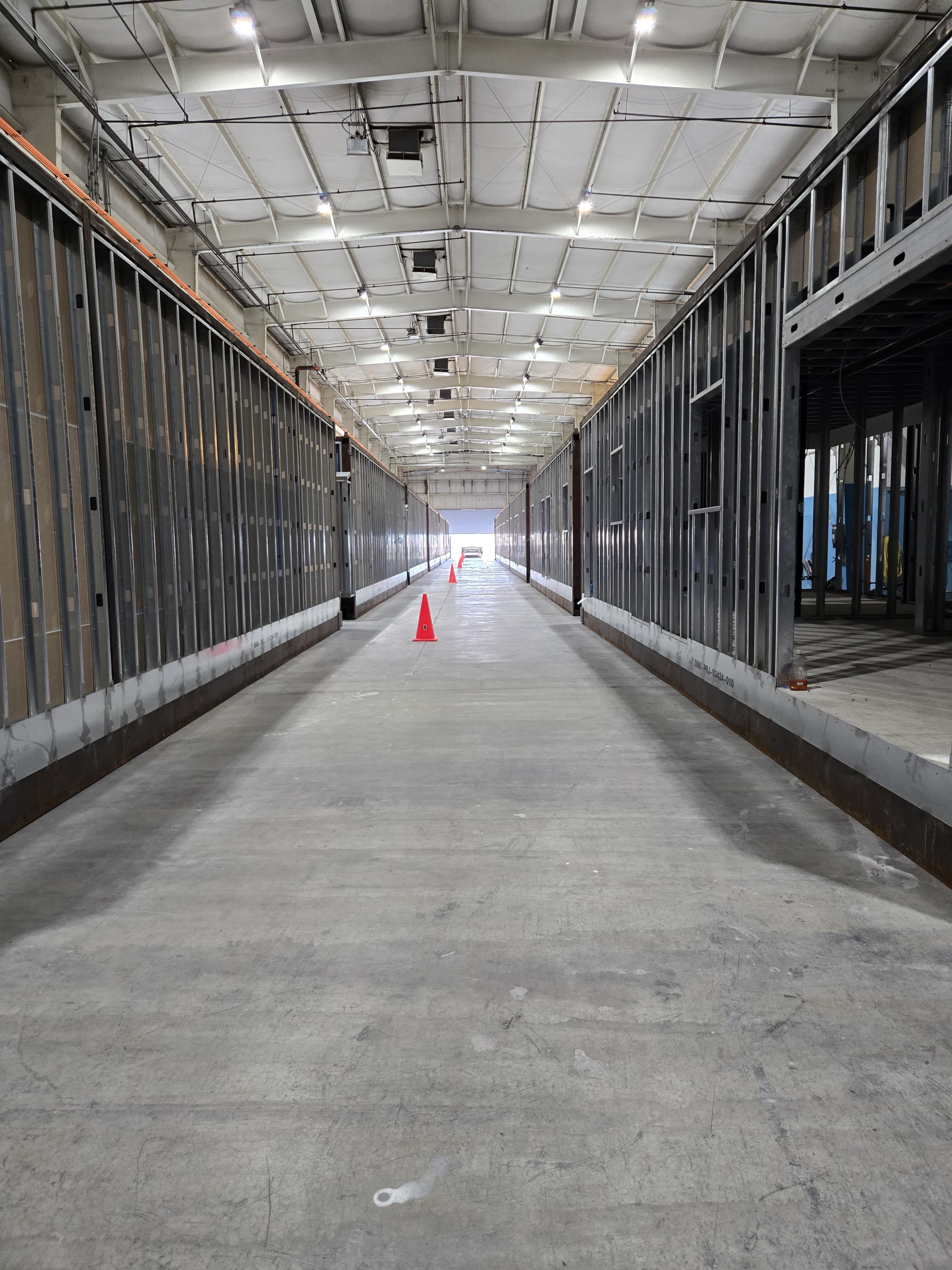 ADU module being set on site