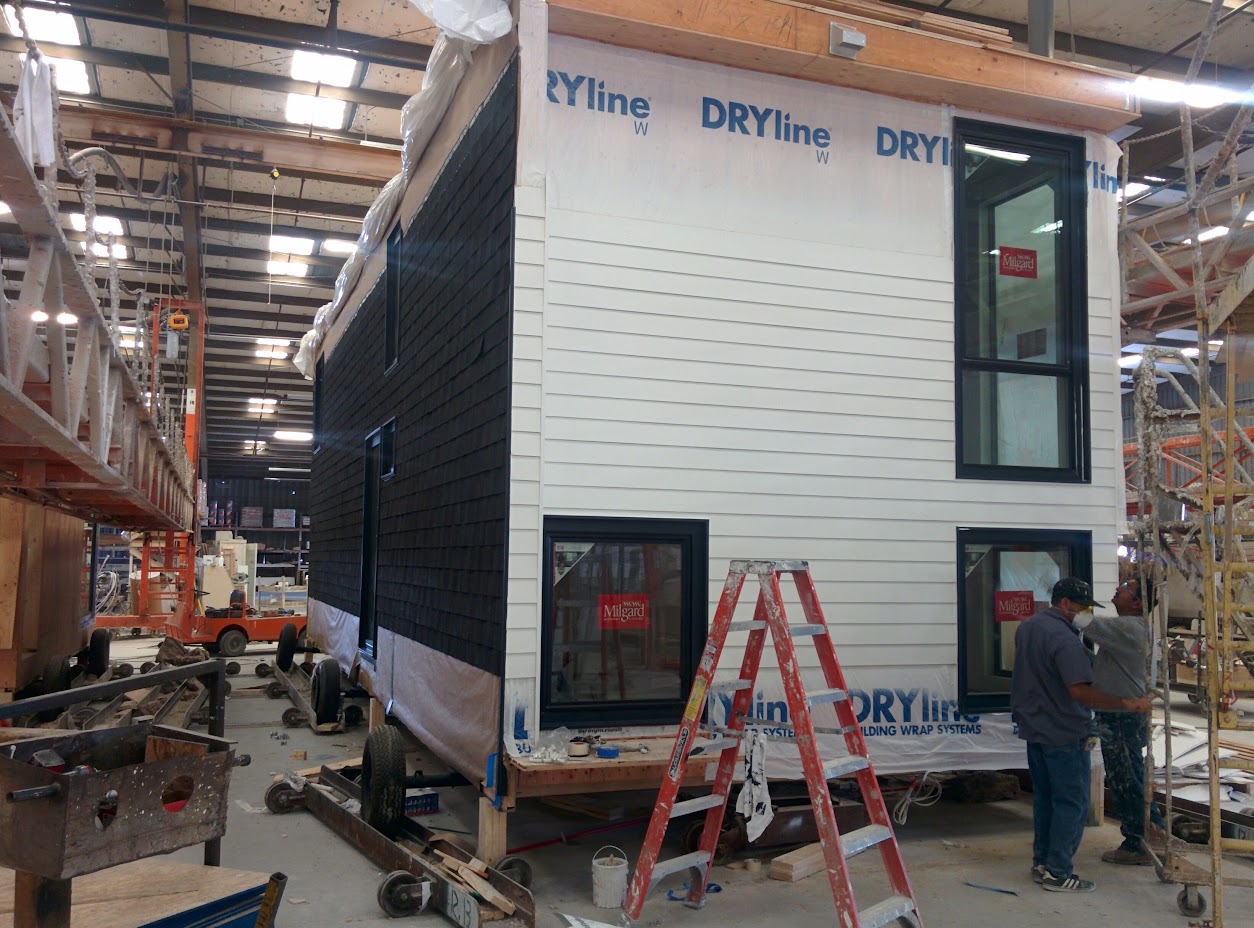 ADU being built in factory